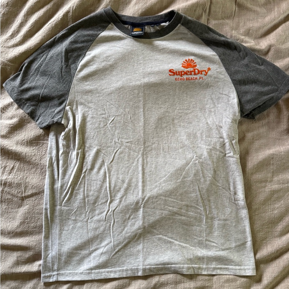 Superdry Gray and Charcoal Tee